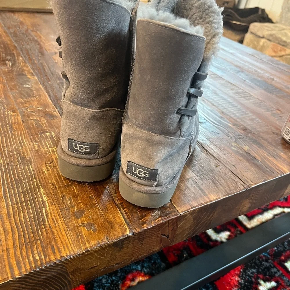 UGG Constantine Genuine Lamb Shearling Lined Boot CHARCOAL 8us